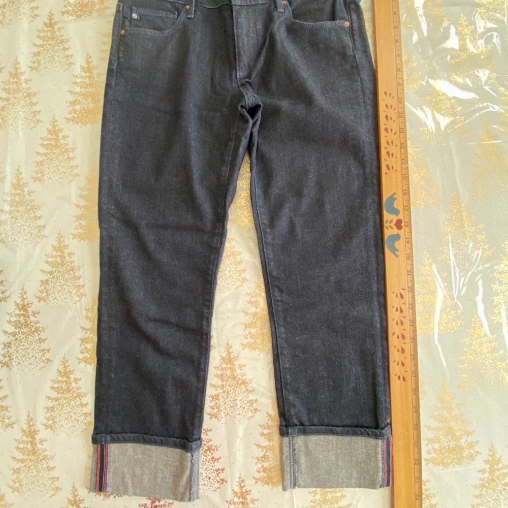 Dark cuffed jeans- new without tags